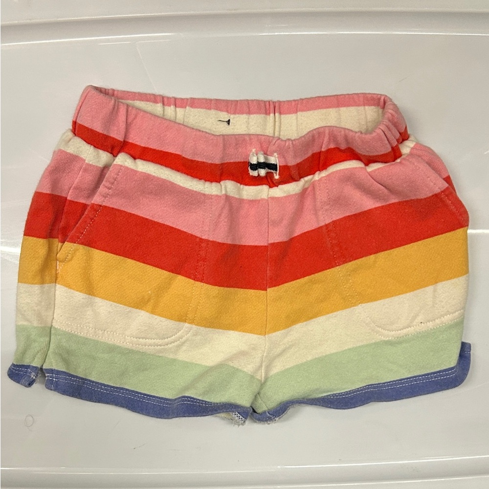 Crewcuts Girls Striped Shorts, Size 4